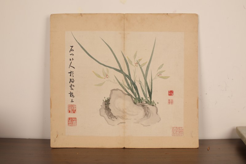 徐世昌 花卉 8开 - 图2
