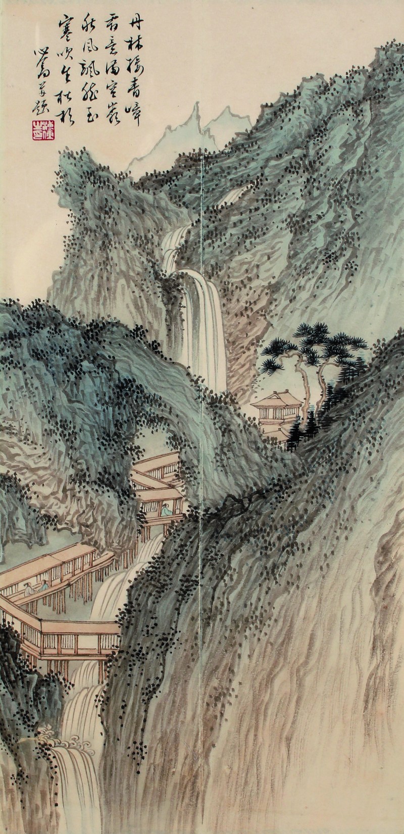 溥儒 山水