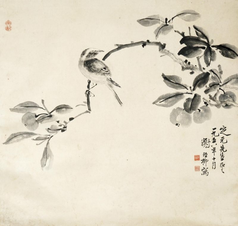    謝稚柳 花鳥 - 图1