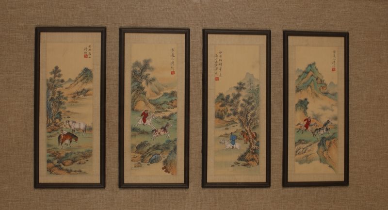 溥伒 牧马图 - 图6