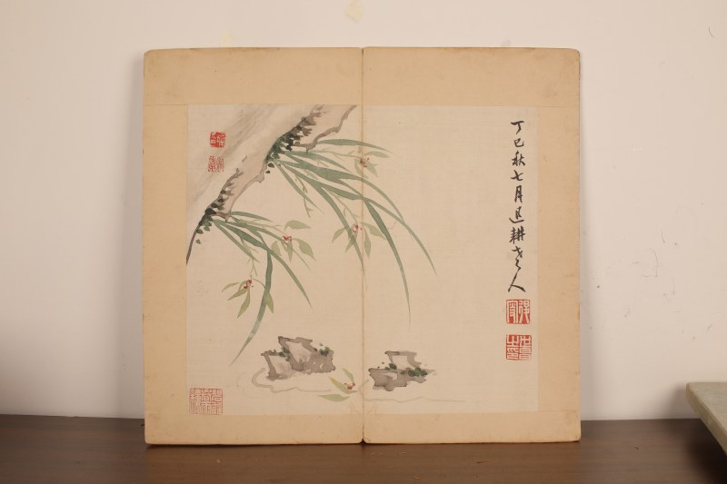 徐世昌 花卉 8开 - 图3