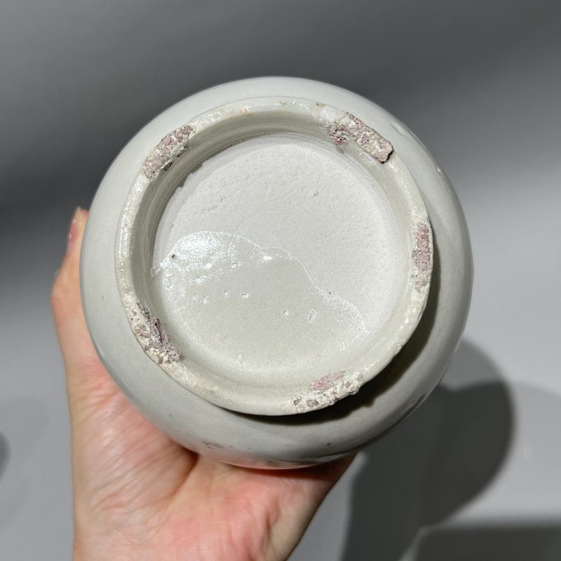 明代 青白釉葫芦温酒壶一套 - 图12