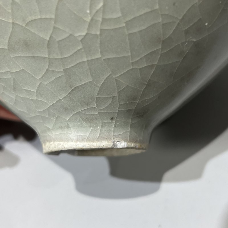 明代 龙泉窑青釉斗笠盏 - 图4