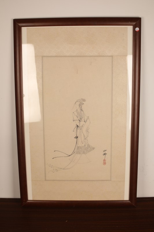 胡也佛 淡描人物 - 图3