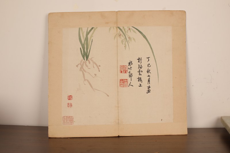 徐世昌 花卉 8开 - 图4