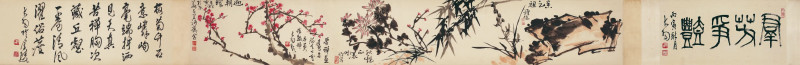 李苦禅 群芳争艳
