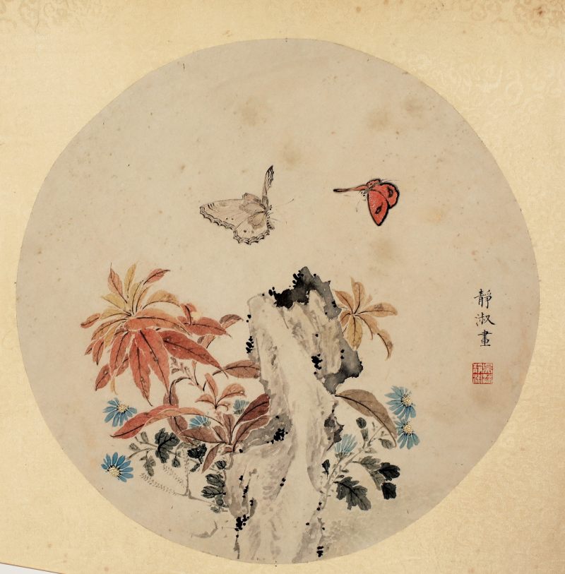 潘静淑花蝶 圆光