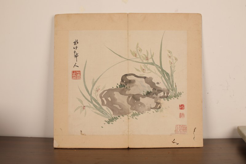 徐世昌 花卉 8开 - 图5