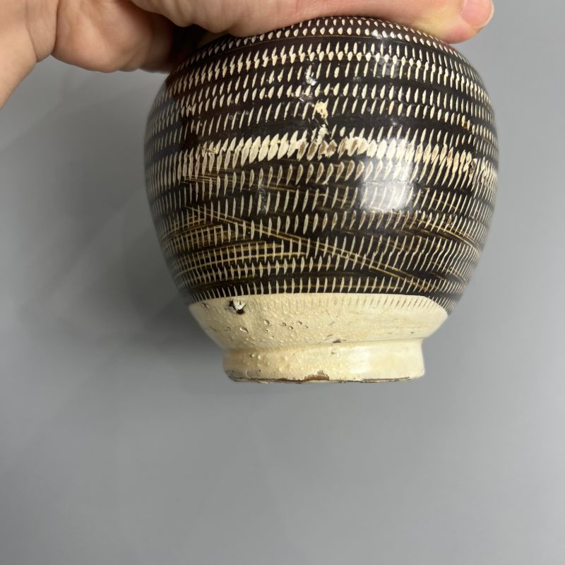 明代 当阳窑黑釉跳刀罐 - 图10