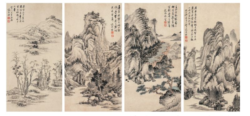 范振绪 山水