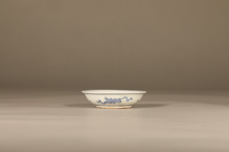 明天启 青花人物盘 - 图2