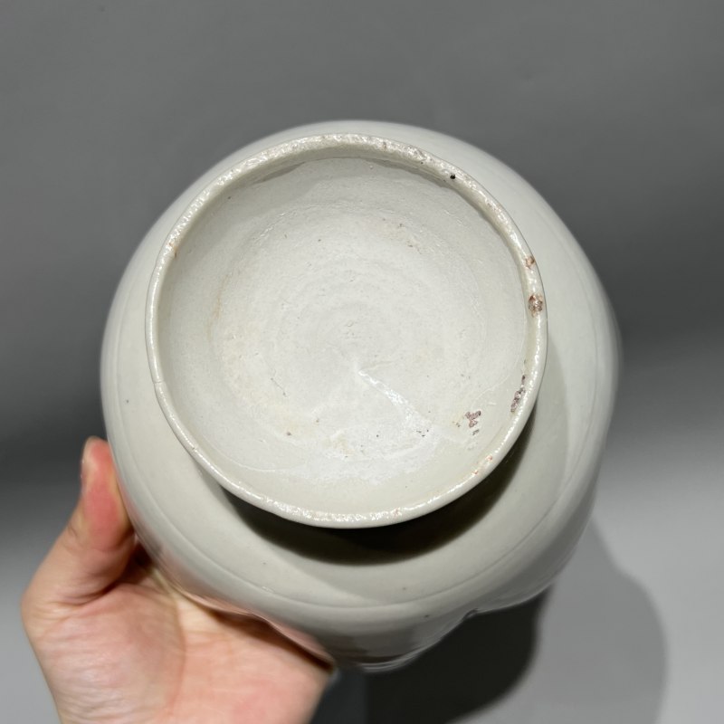 明代 青白釉葫芦温酒壶一套 - 图15
