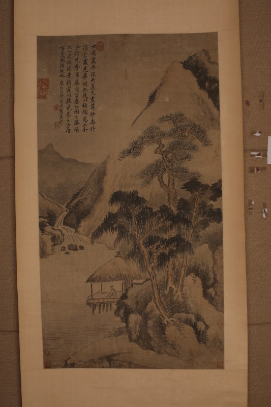 王原祁 溪亭新霁图 - 图2