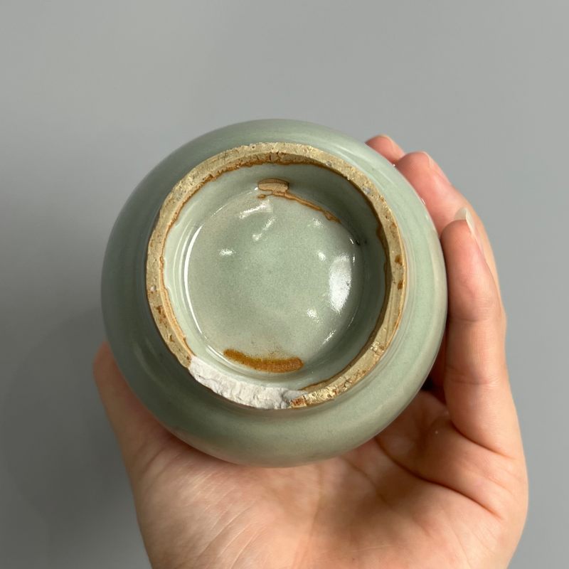 明代 龙泉窑粉青釉箸瓶 - 图10