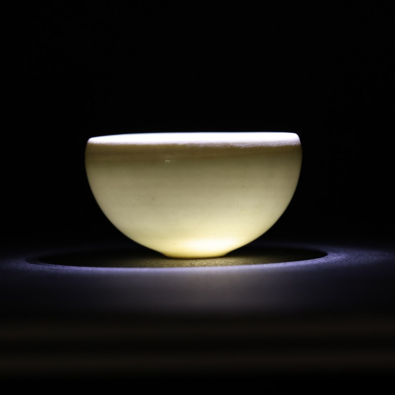 明代 青白釉芒口钵 - 图2