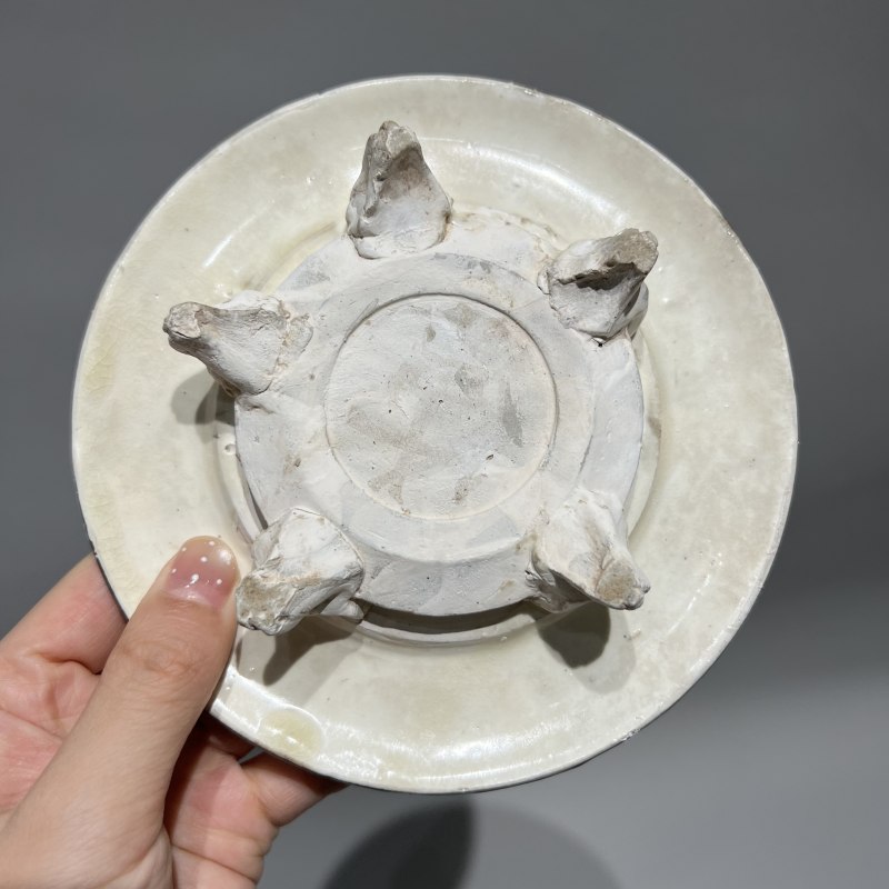 明代 磁州窑白地黑花香炉 - 图5
