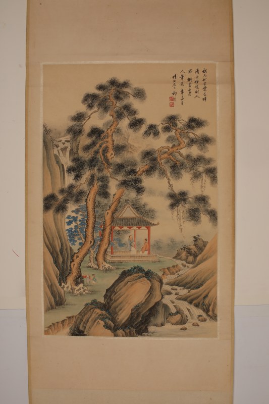 祁昆 山居图 - 图3