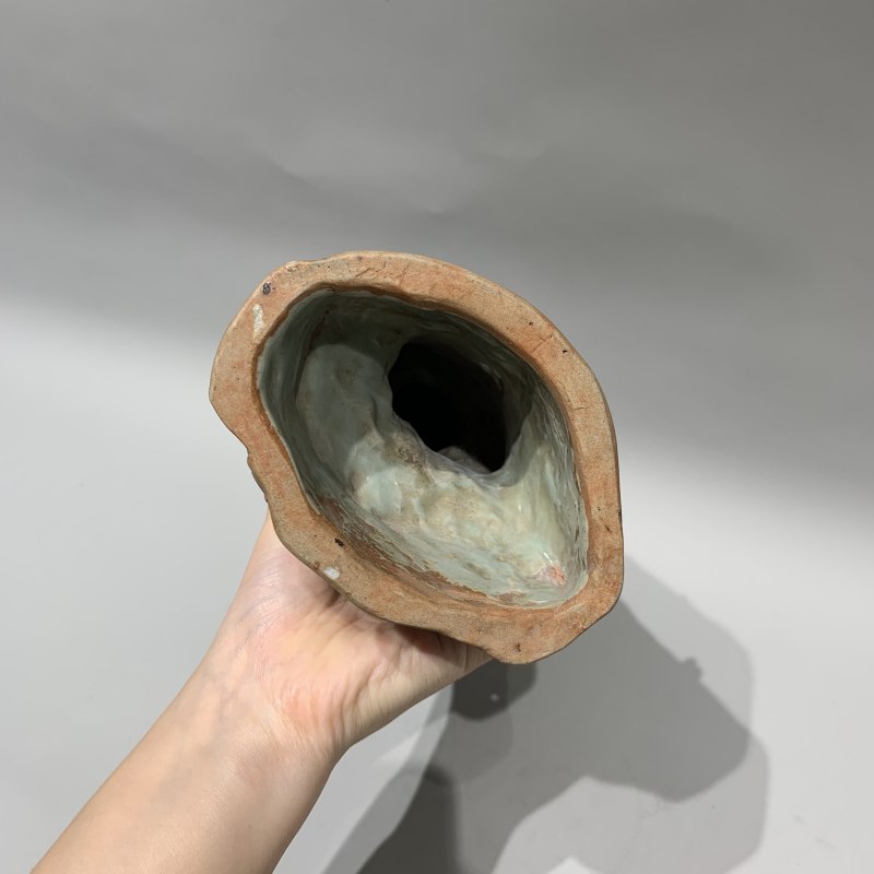 元代 龙泉窑粉青釉何仙姑造像 - 图14