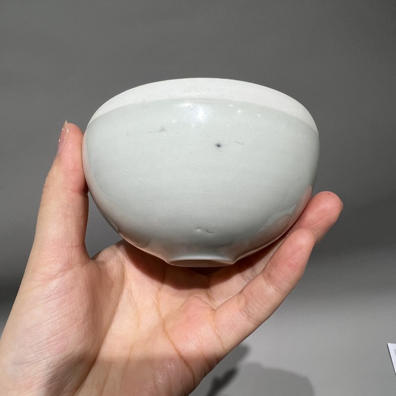 明代 青白釉芒口钵 - 图3