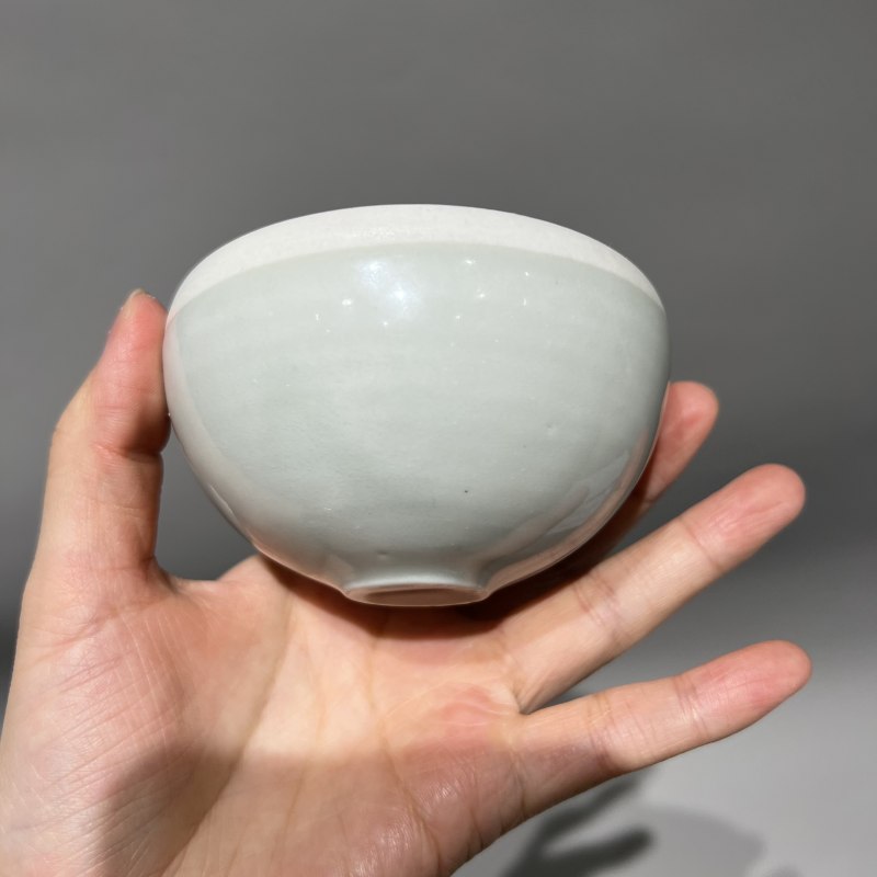 明代 青白釉芒口钵 - 图4