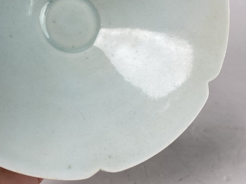 明 湖田窑花口斗笠碗 - 图5