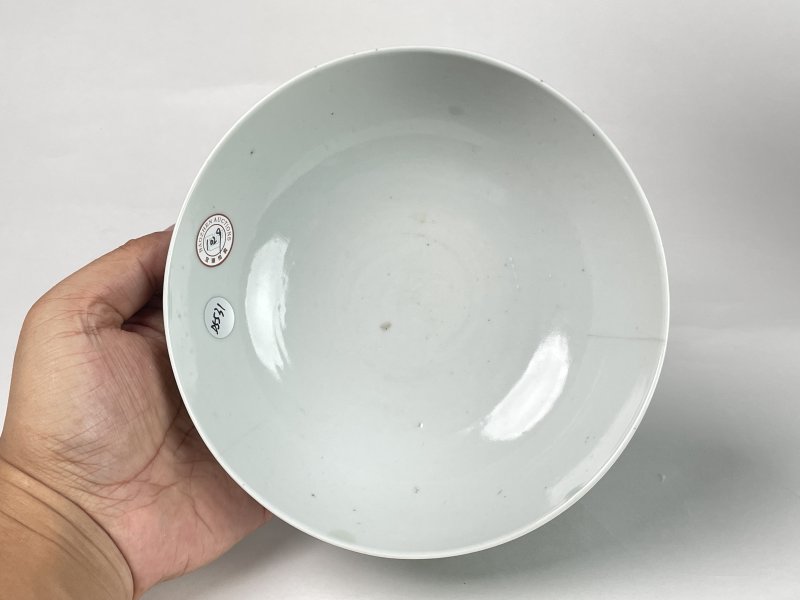 清中期 豆青釉高足碗 - 图6