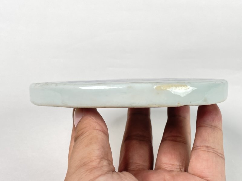 清雍正 青花山水人物小挂板 - 图7