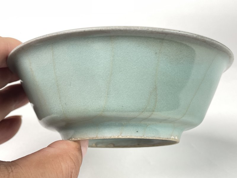 明 龙泉窑粉青釉洗 - 图6