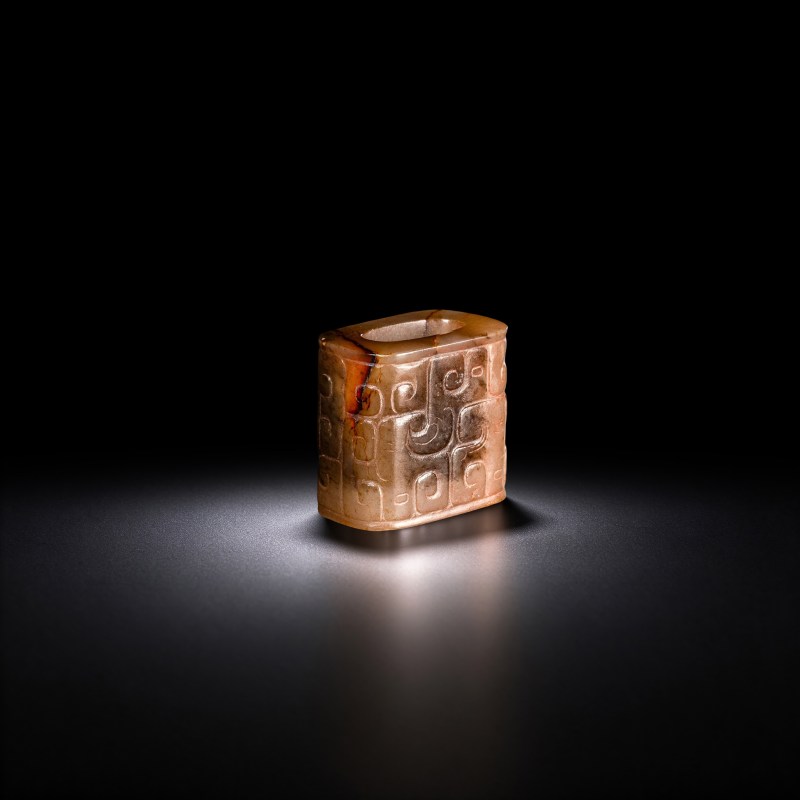 明代 龙纹玉勒