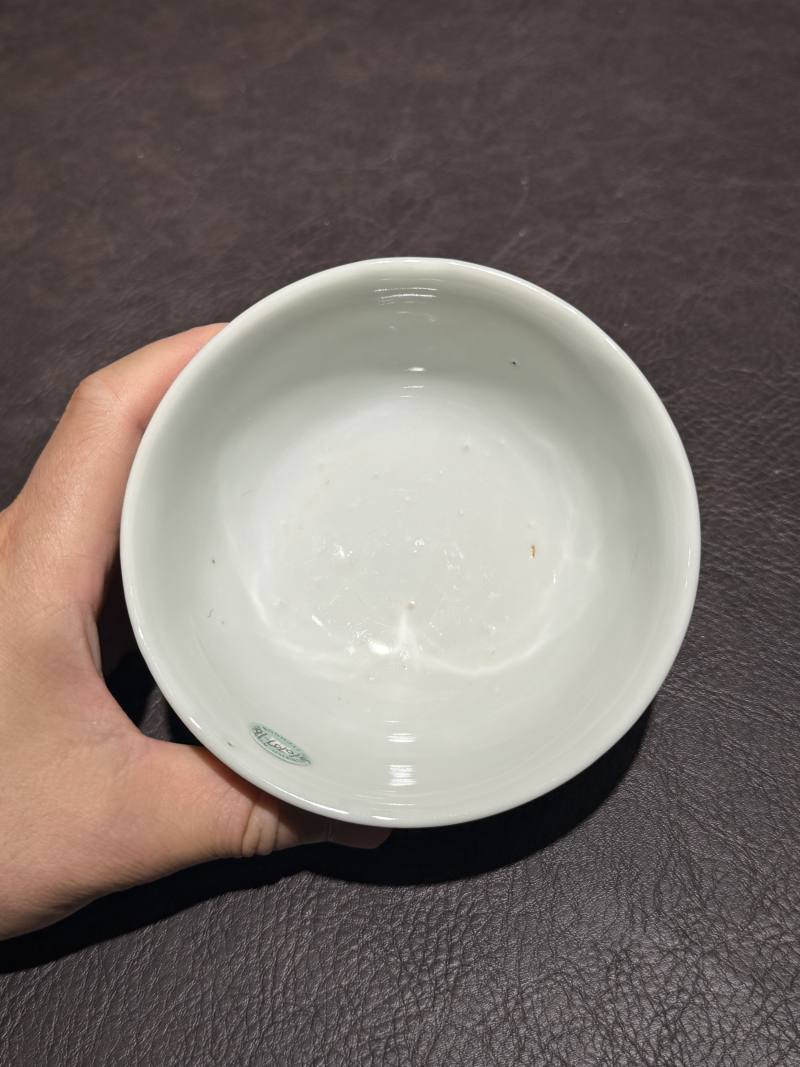 明万历 紫金釉堆花鸟碗 - 图6