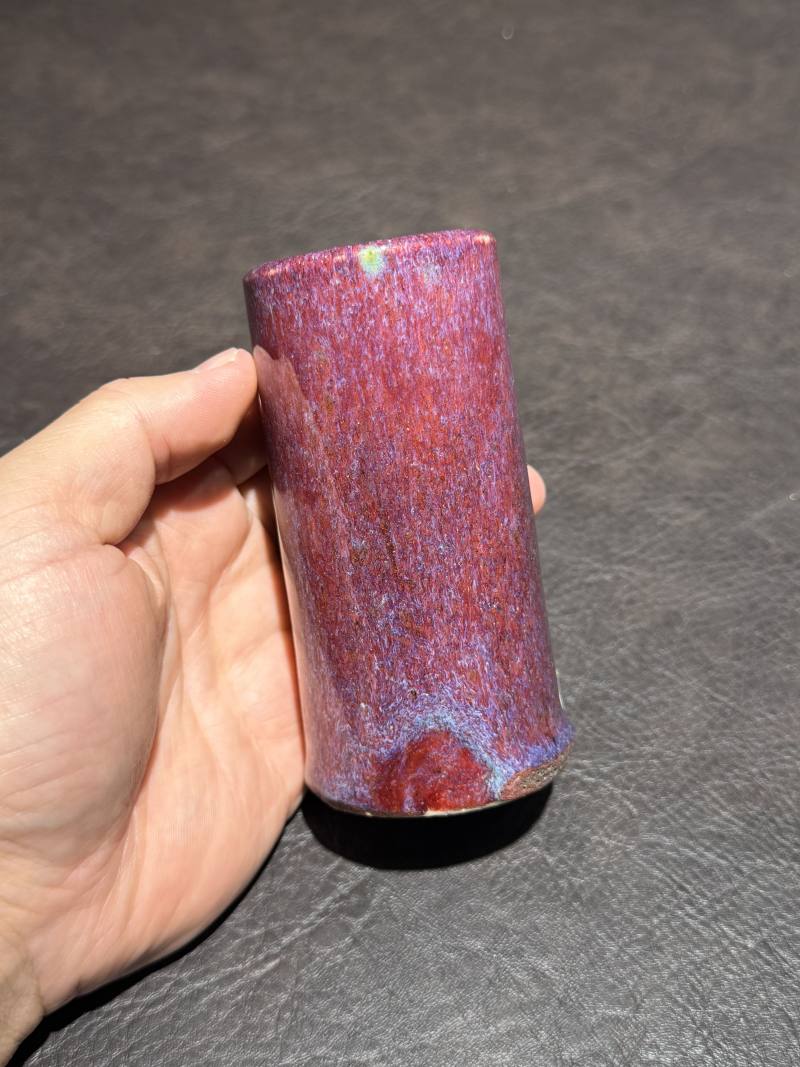 19世纪 窑变釉笔筒 - 图2