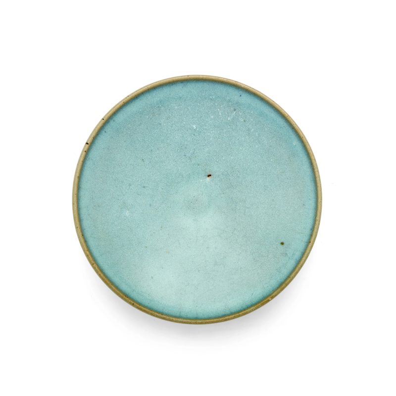 宋 鈞窑天藍釉盤 | A Chinese Junyao sky-blue glazed dish - 图1
