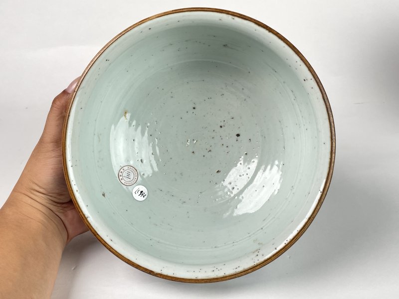 清顺治 青花花卉纹香炉 - 图7