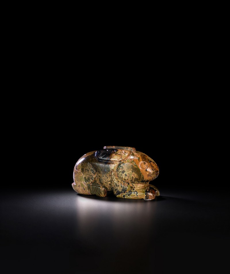 明代 松石兔子