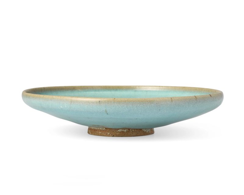 宋 鈞窑天藍釉盤 | A Chinese Junyao sky-blue glazed dish - 图3