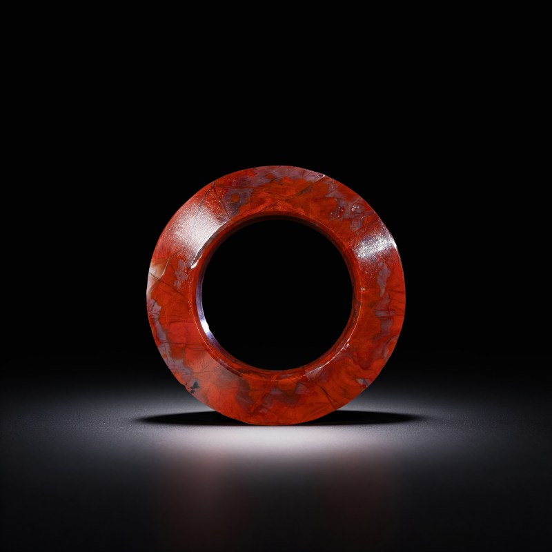 明代 红缟三才环