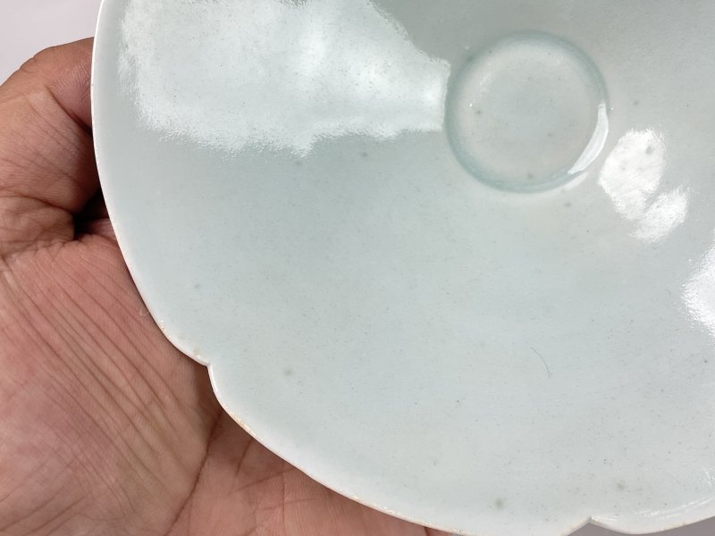 明 湖田窑花口斗笠碗 - 图6