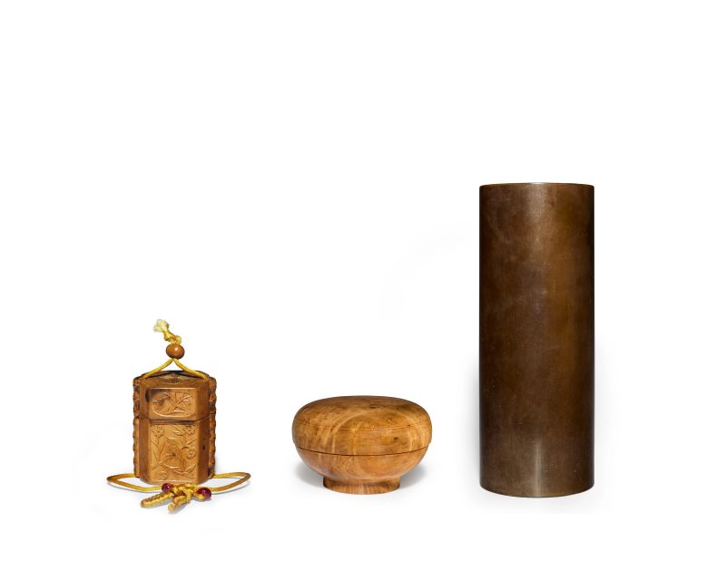 清晚期 - 民國 木器三件 | Three Chinese wood vessels