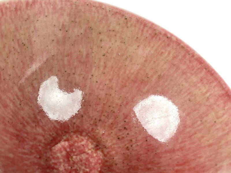 清 豇豆红釉碗 - 图8