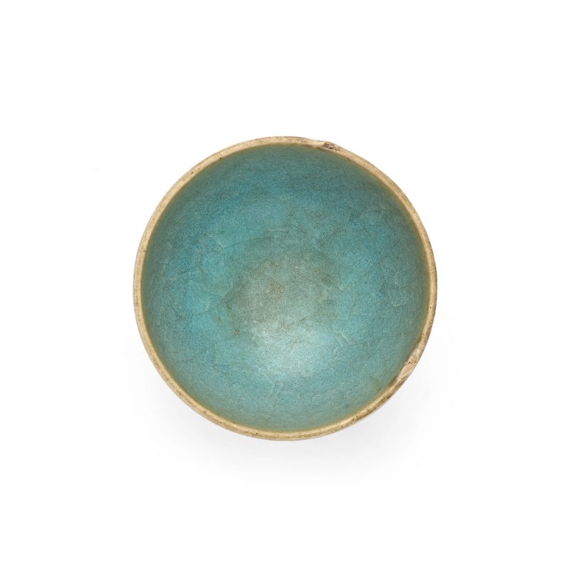 宋 鈞窯天藍釉盞 | A Chinese Junyao 'bubble' bowl - 图2