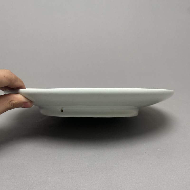 解放初 粉彩花鸟纹盘 - 图5