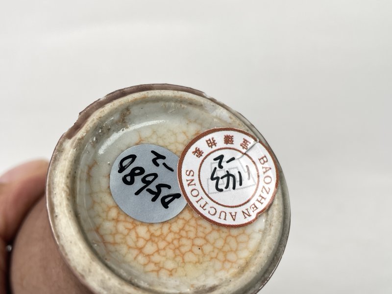 清中期 红釉瓶一对 - 图16