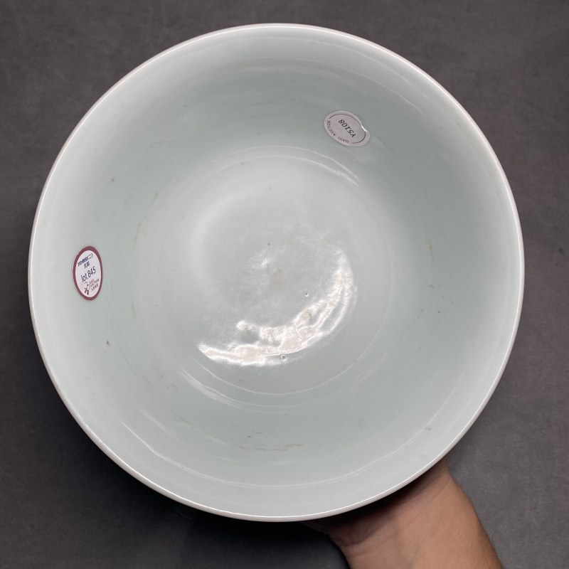 清康熙 青花缠枝花卉纹碗 - 图11