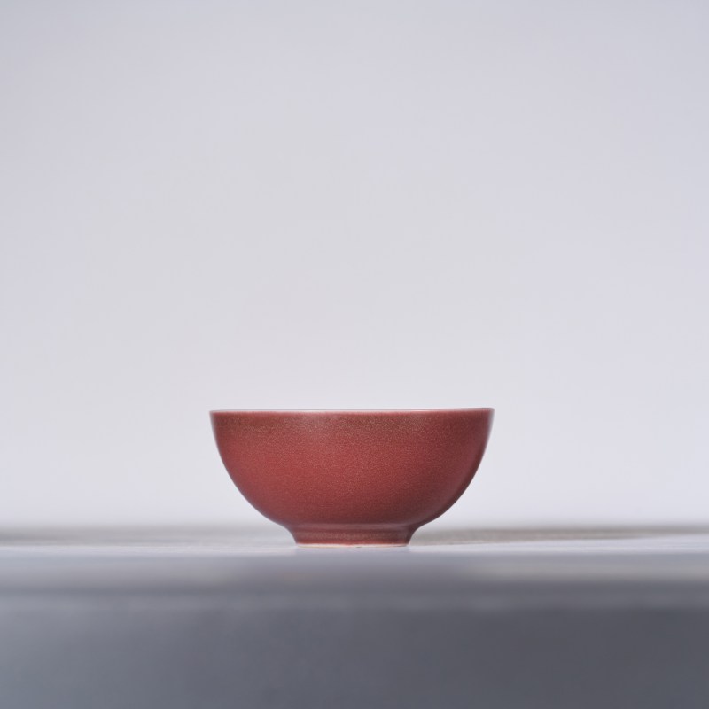 清雍正 宝石红釉小杯 - 图5