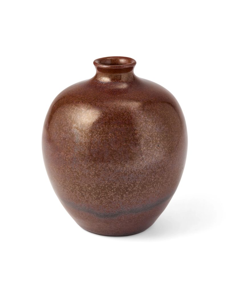 清十八/十九世紀 鐵鏽花釉罐 | A Chinese iron-rust glazed jarlet