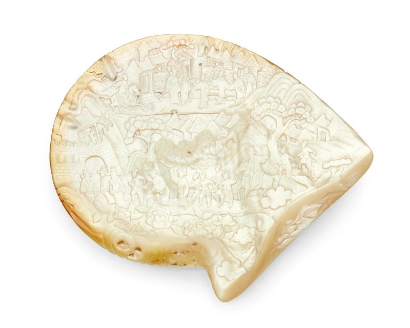 Four Chinese mother of pearl 'Romance of the Three Kingdoms' carvings - 图9