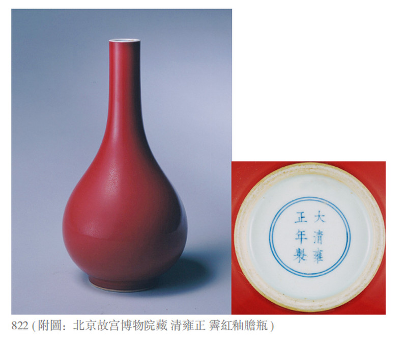 清雍正 宝石蓝釉胆瓶 - 图6