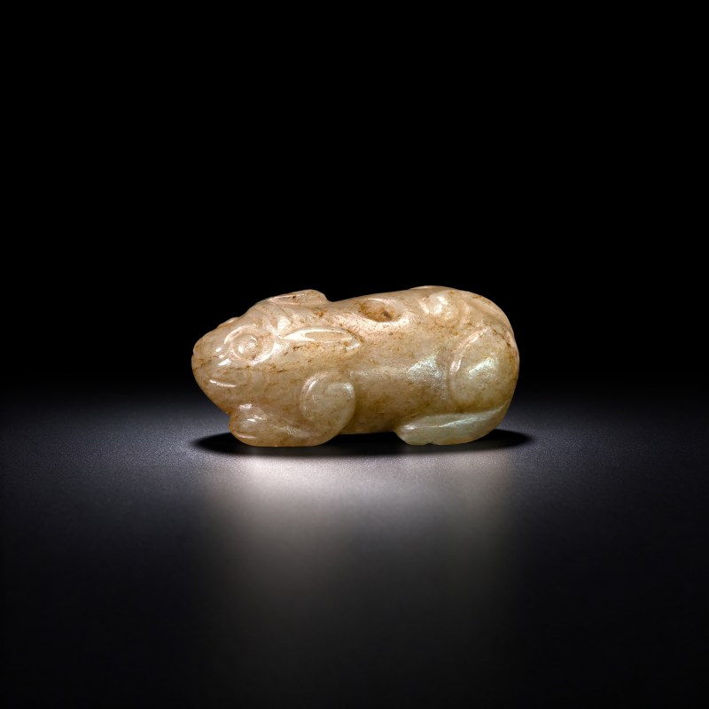 明代 玉卧虎
