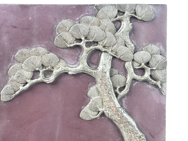 清 祁阳石雕黛玉葬花插屏 - 图3