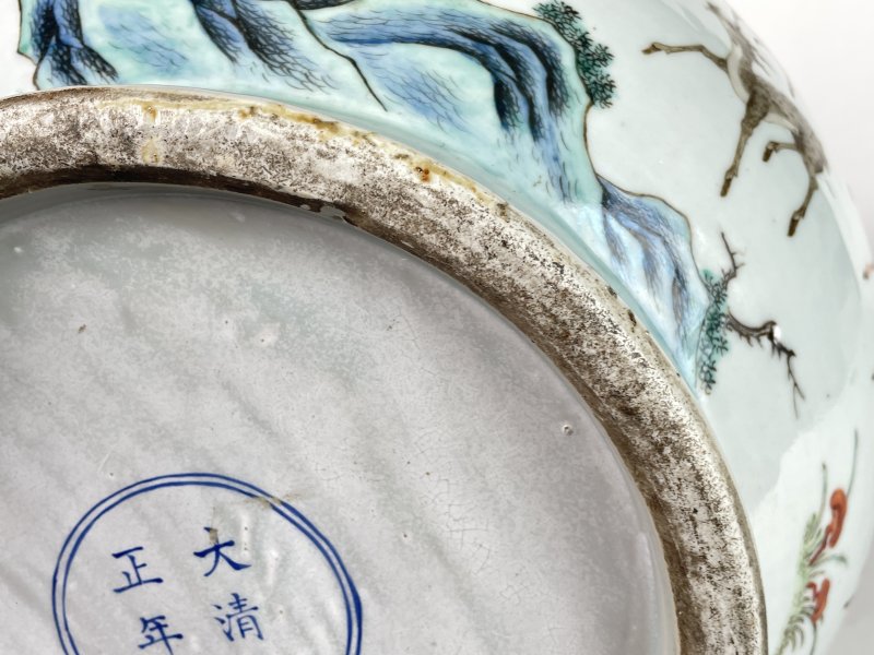 清晚期  粉彩百鹿尊一对 - 图14